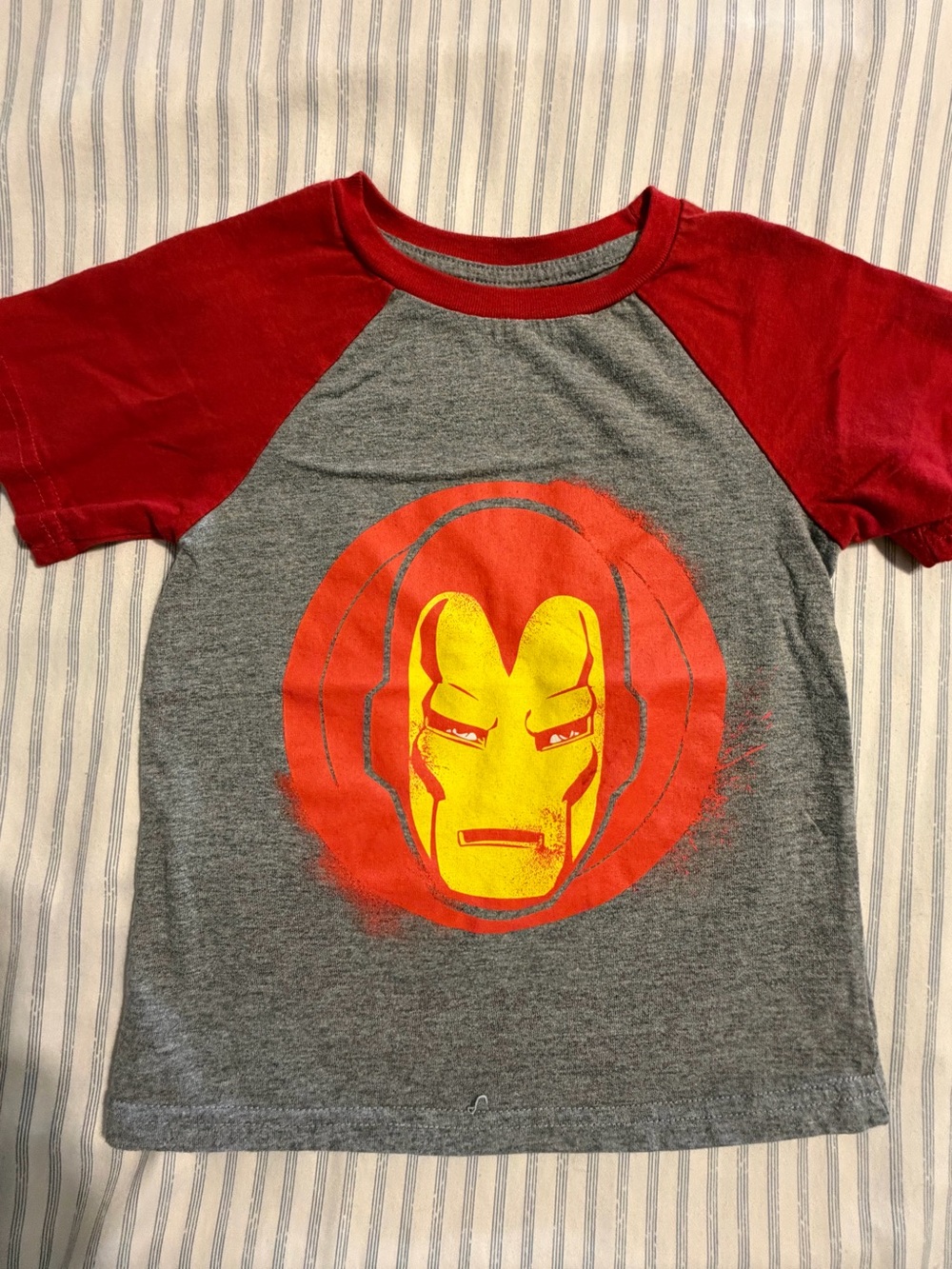2 for$6✨Marvel Boys' Gray Iron Man Graphic Tee, Size 4T